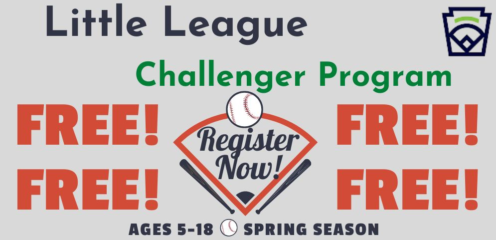 Challenger League Registration Now Open!